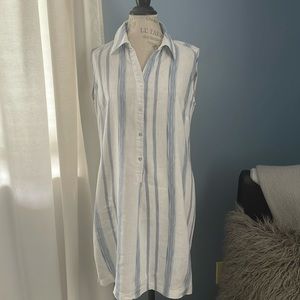 Striped Linen Dress